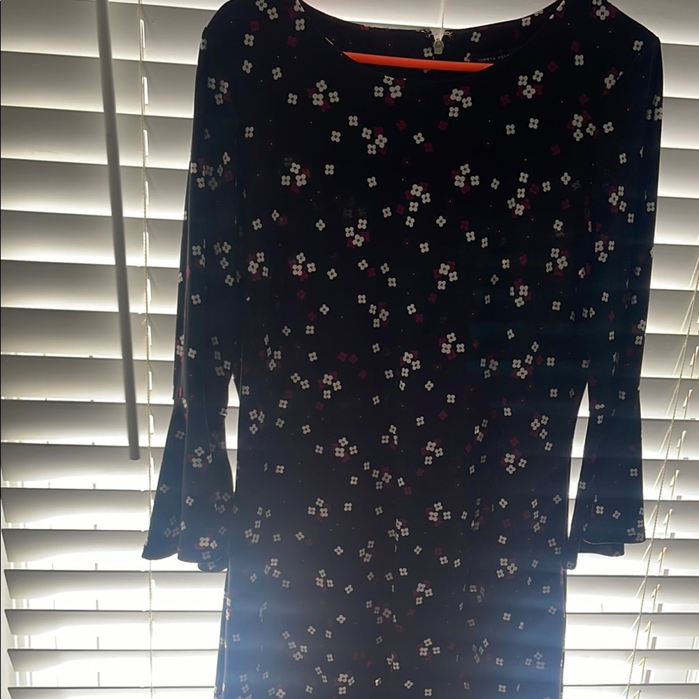 Floral Black Dress